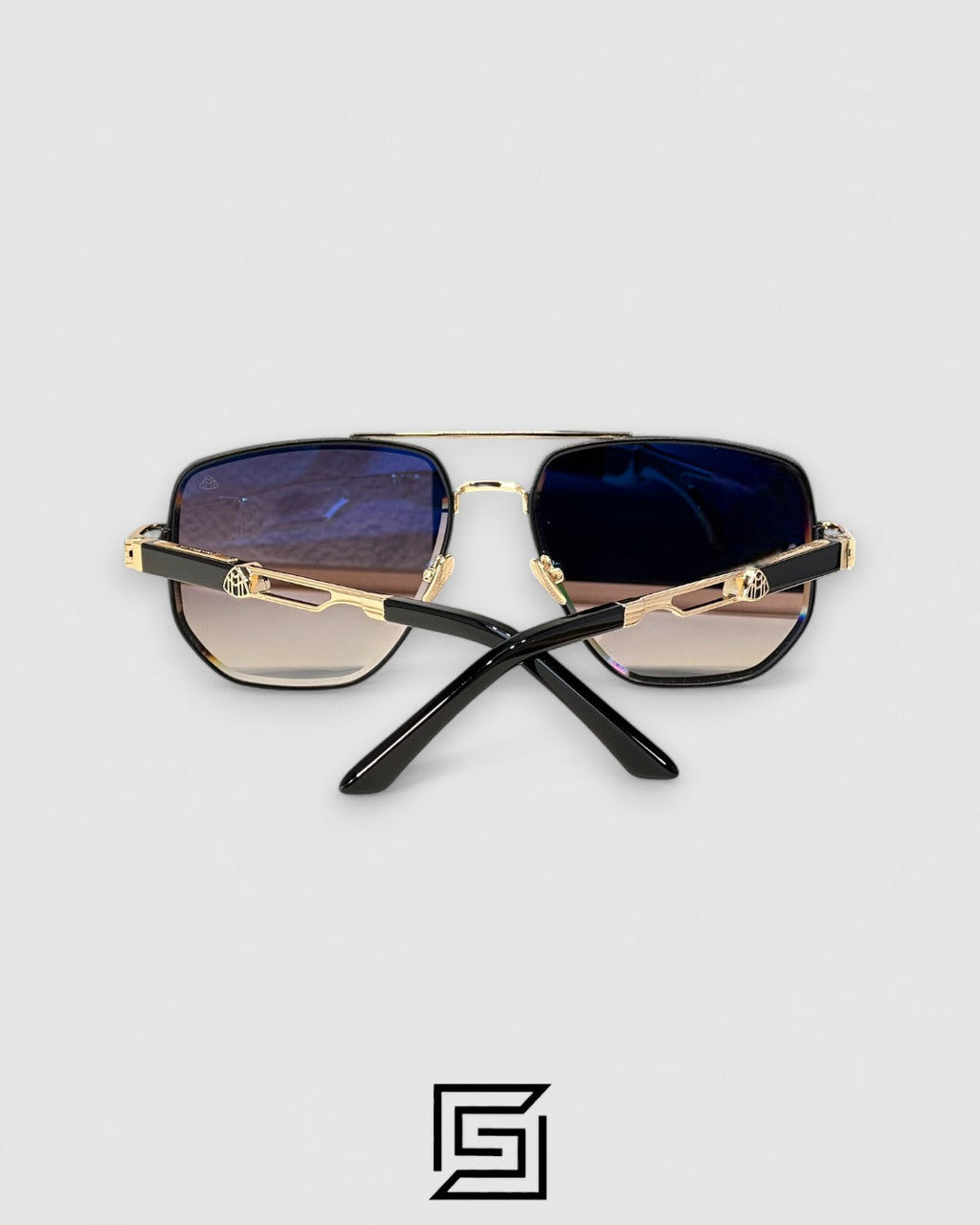 MAYBACH THE LENS Grey Lenses Gold Frame