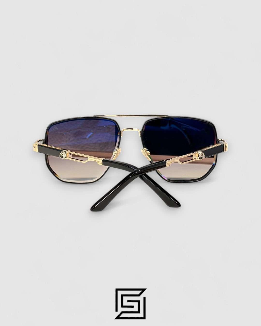 MAYBACH THE LENS Grey Lenses Gold Frame