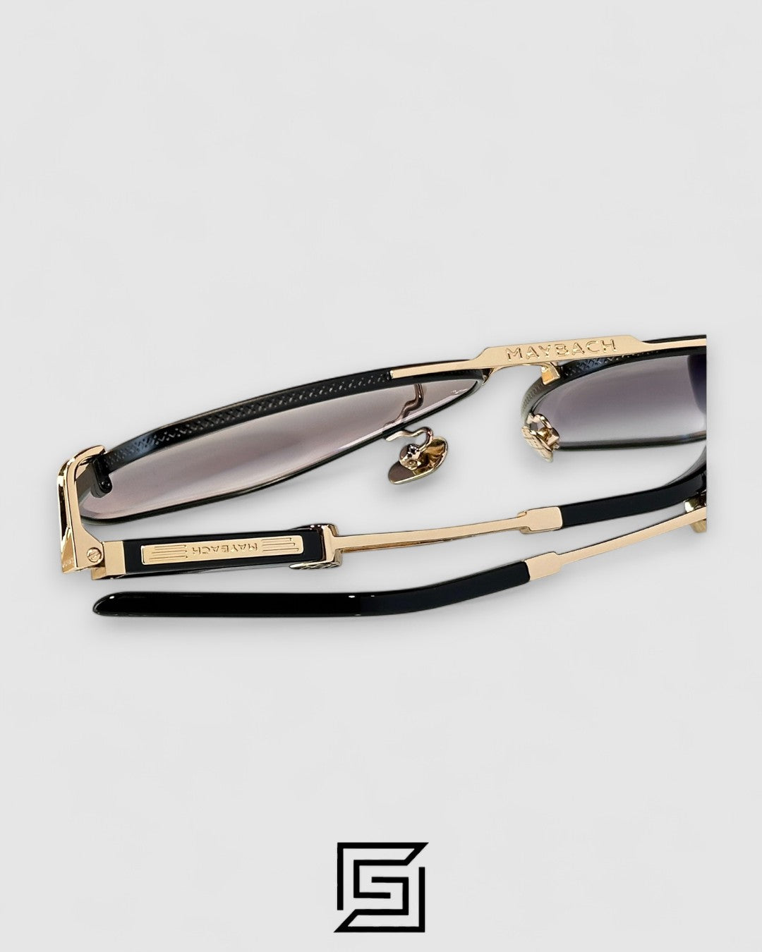 MAYBACH THE LENS Grey Lenses Gold Frame