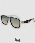 MAYBACH THE TENT 1 Light Green Lenses Gold Blue Frame