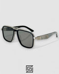 MAYBACH THE TENT 1 Black Lenses Silver Black Frame