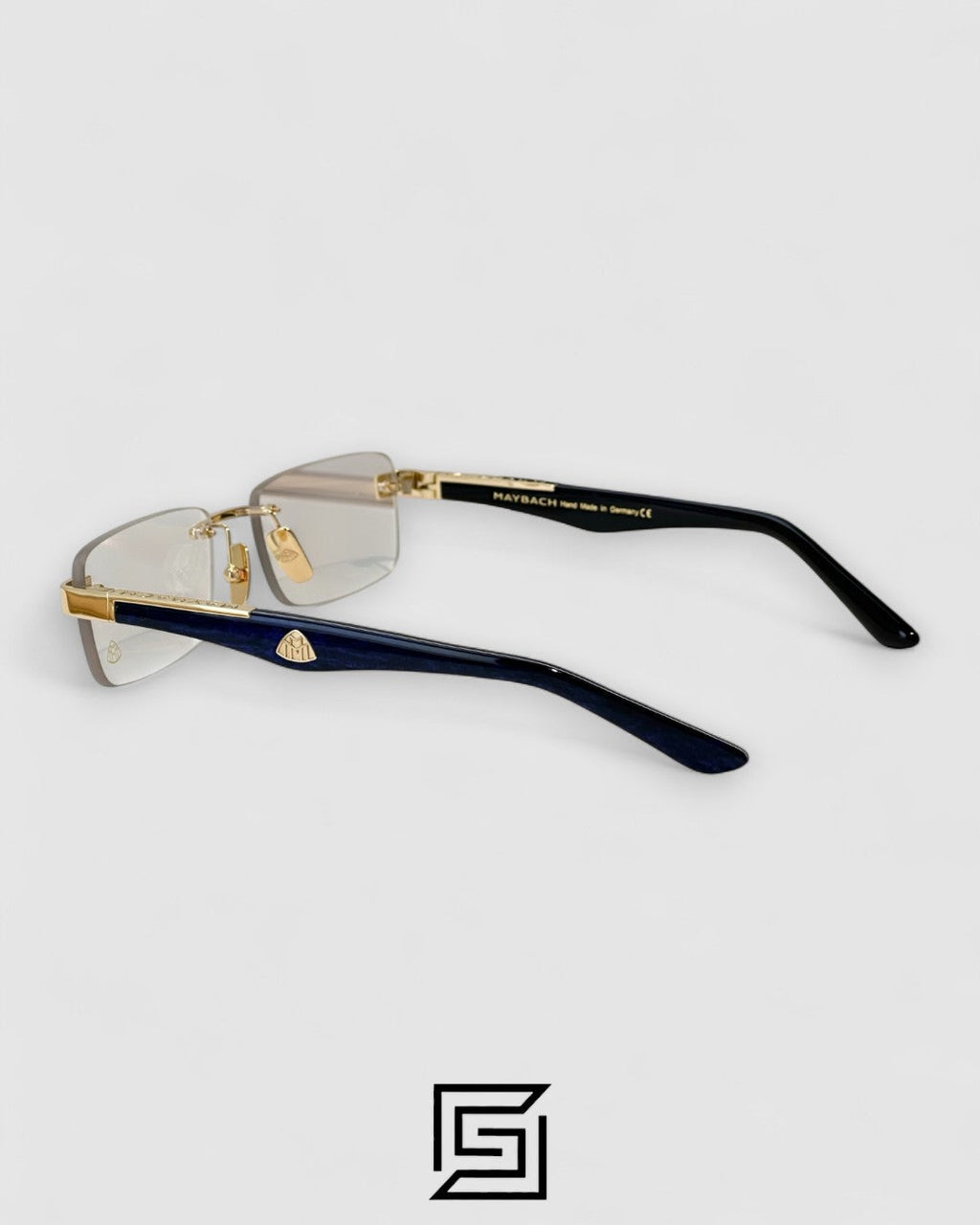 THE ARTIST 3 Gold Framless Blue Arm