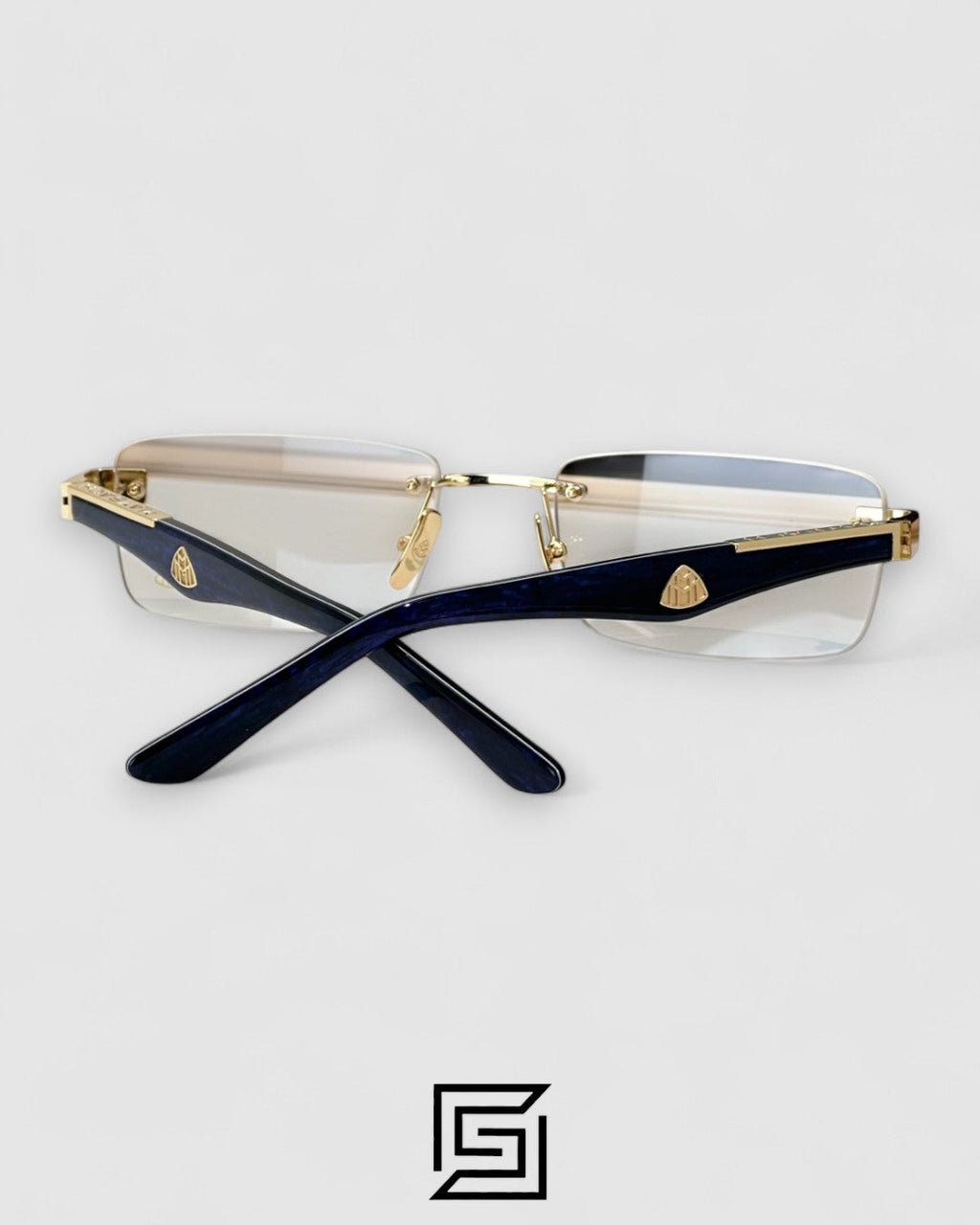 THE ARTIST 3 Gold Framless Blue Arm
