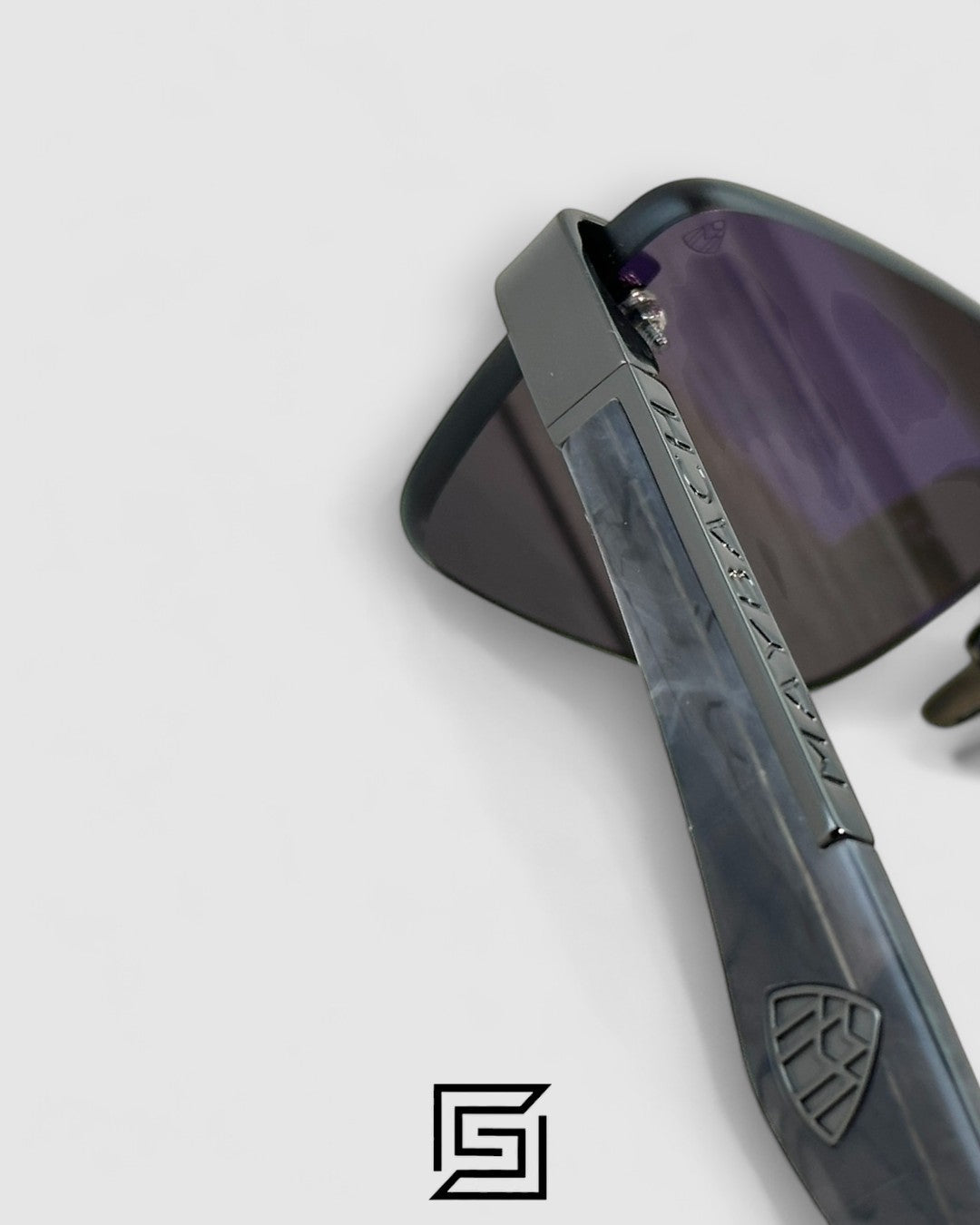 THE ARTIST 3 Black Leanses Gun Framless Marble Grey Arm