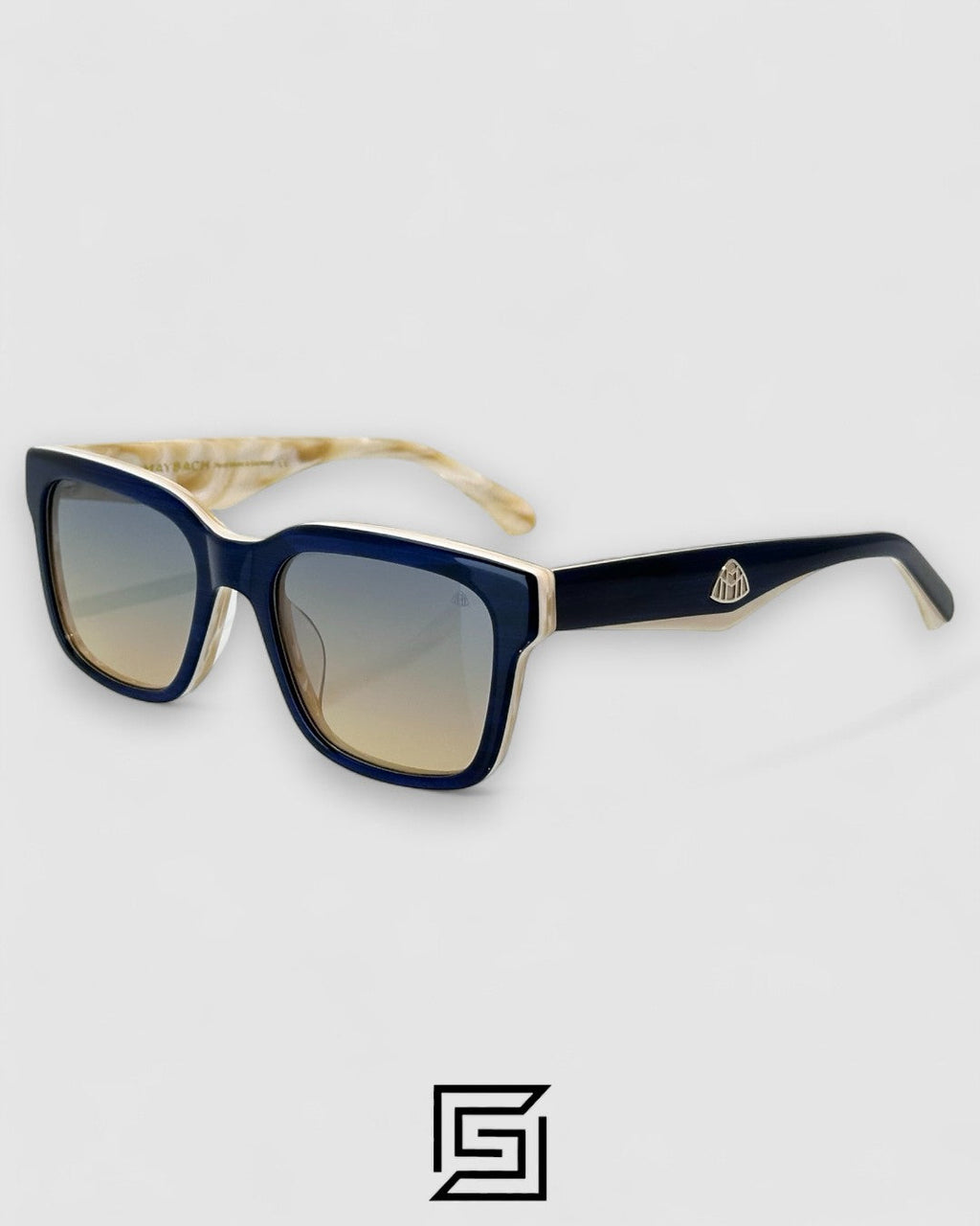 MAYBACH THE CHARMAN 1 Green Leanses Blue Frame