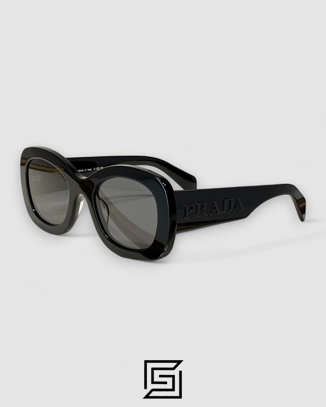 Prada PRA 13S Black Lenses Black Frame