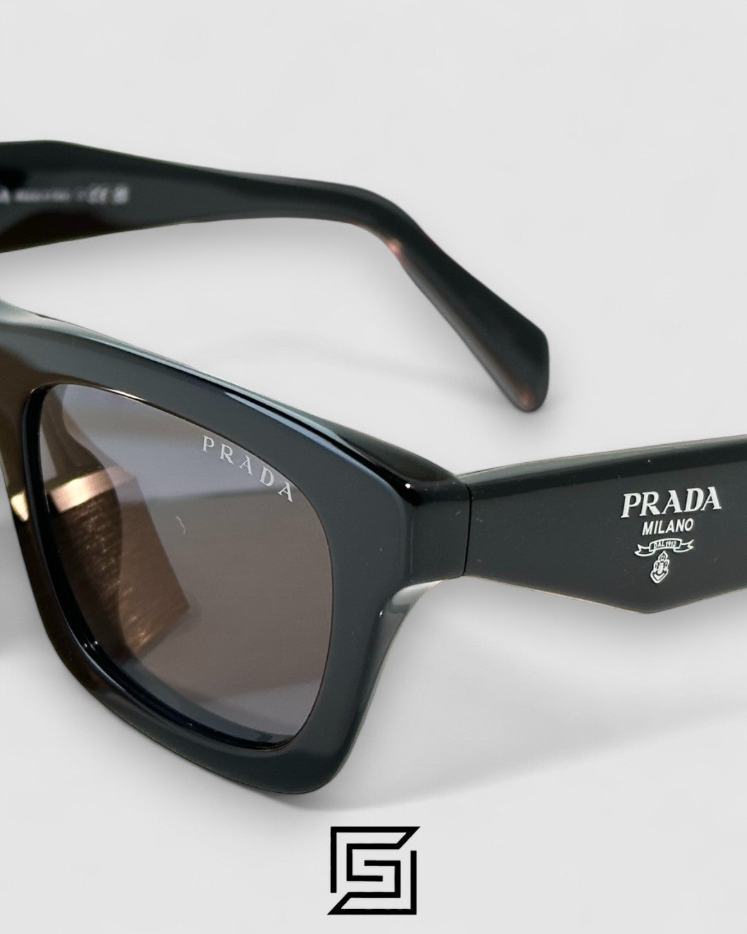 Prada SPR C06 Black Lenses Black Frame