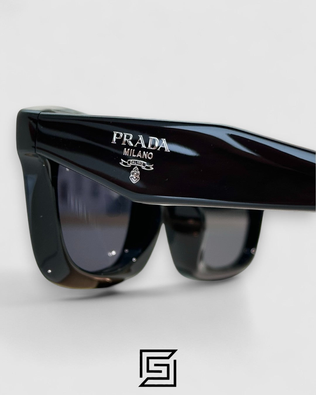 Prada SPR C06 Black Lenses Black Frame