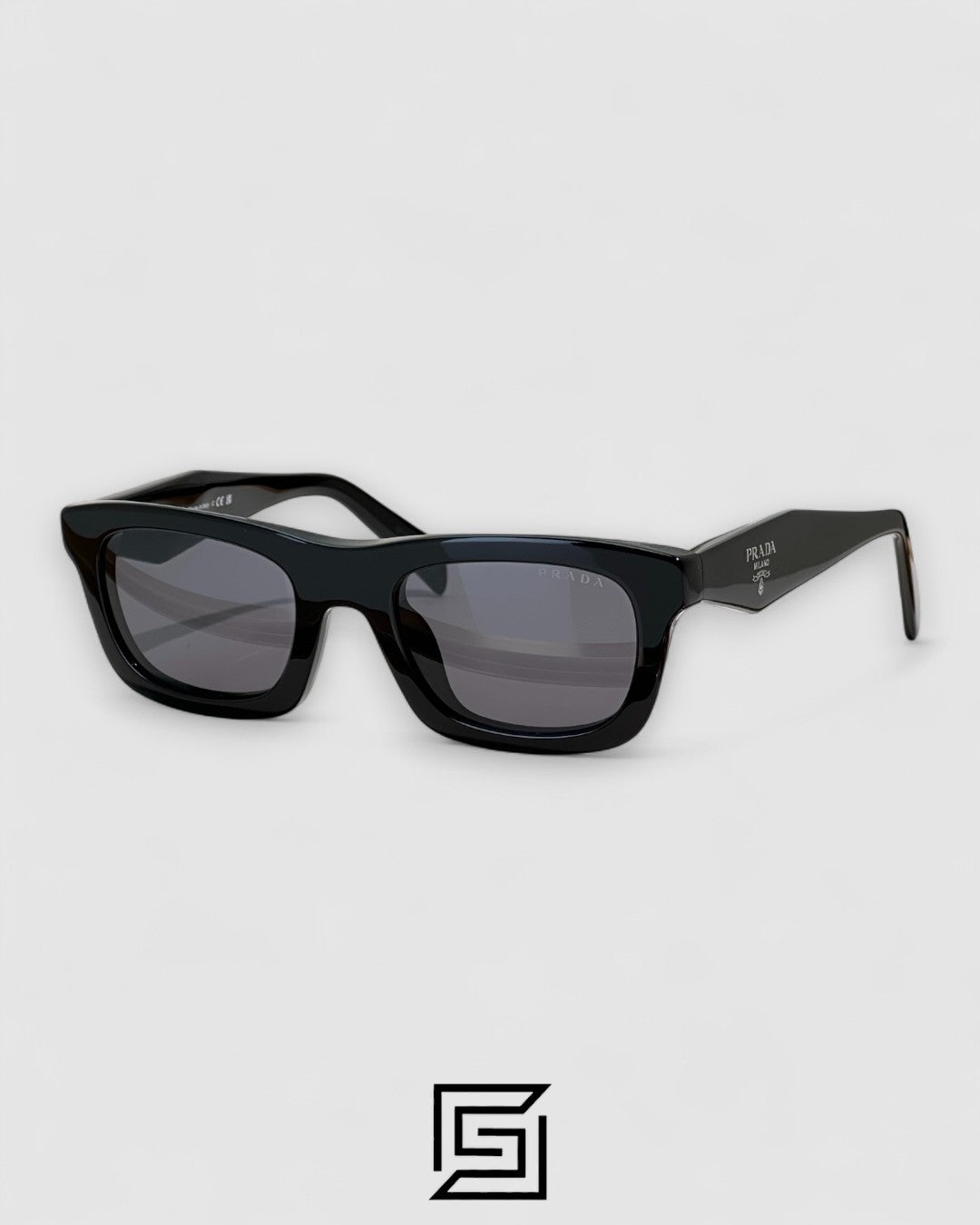 Prada SPR C06 Black Lenses Black Frame