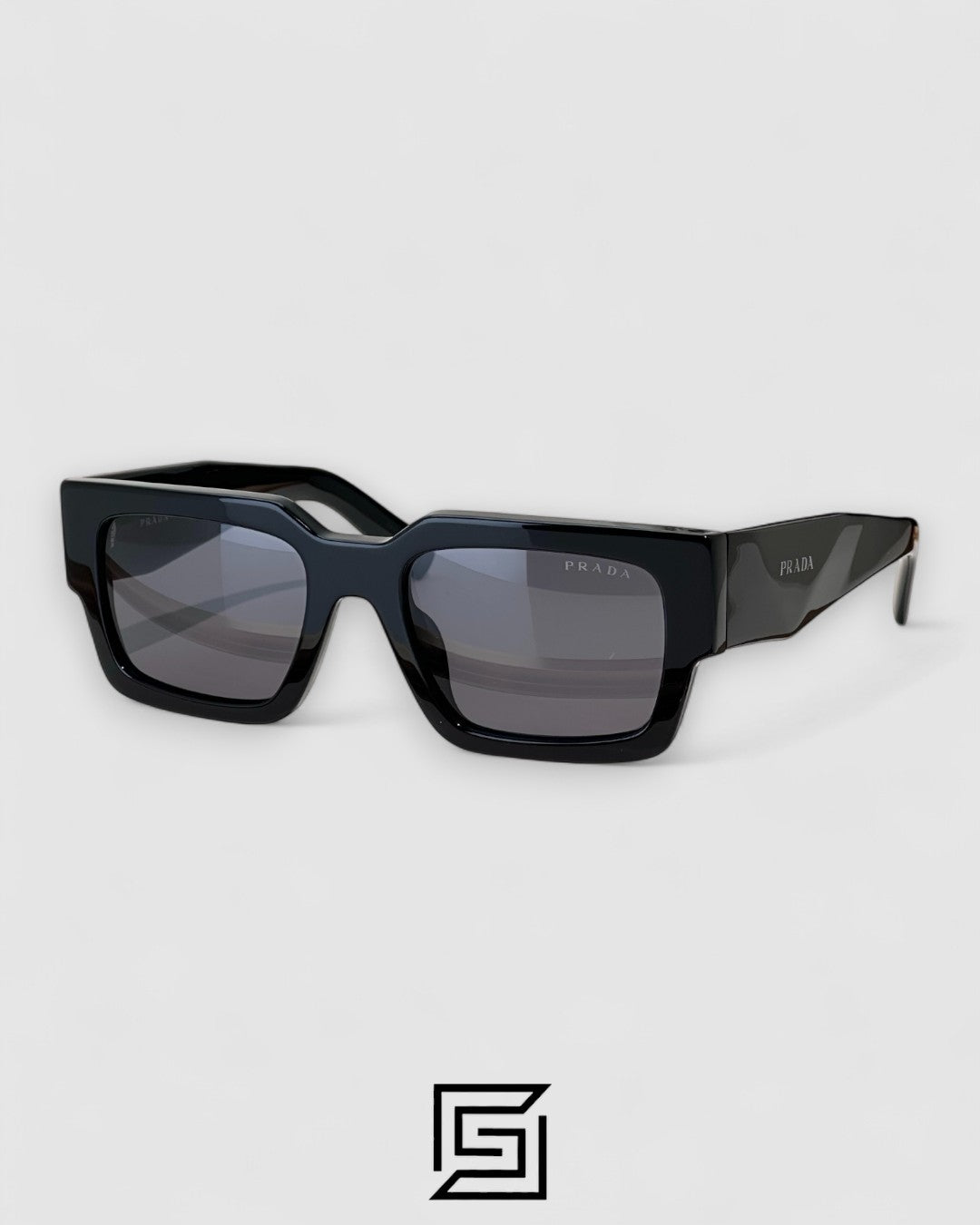 Prada SPR B17 Black Lenses Black Frame