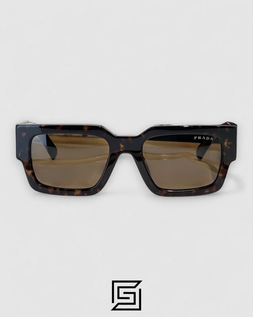 Prada SPR B17 Tiger Brown Sunglasses – Brown Lenses