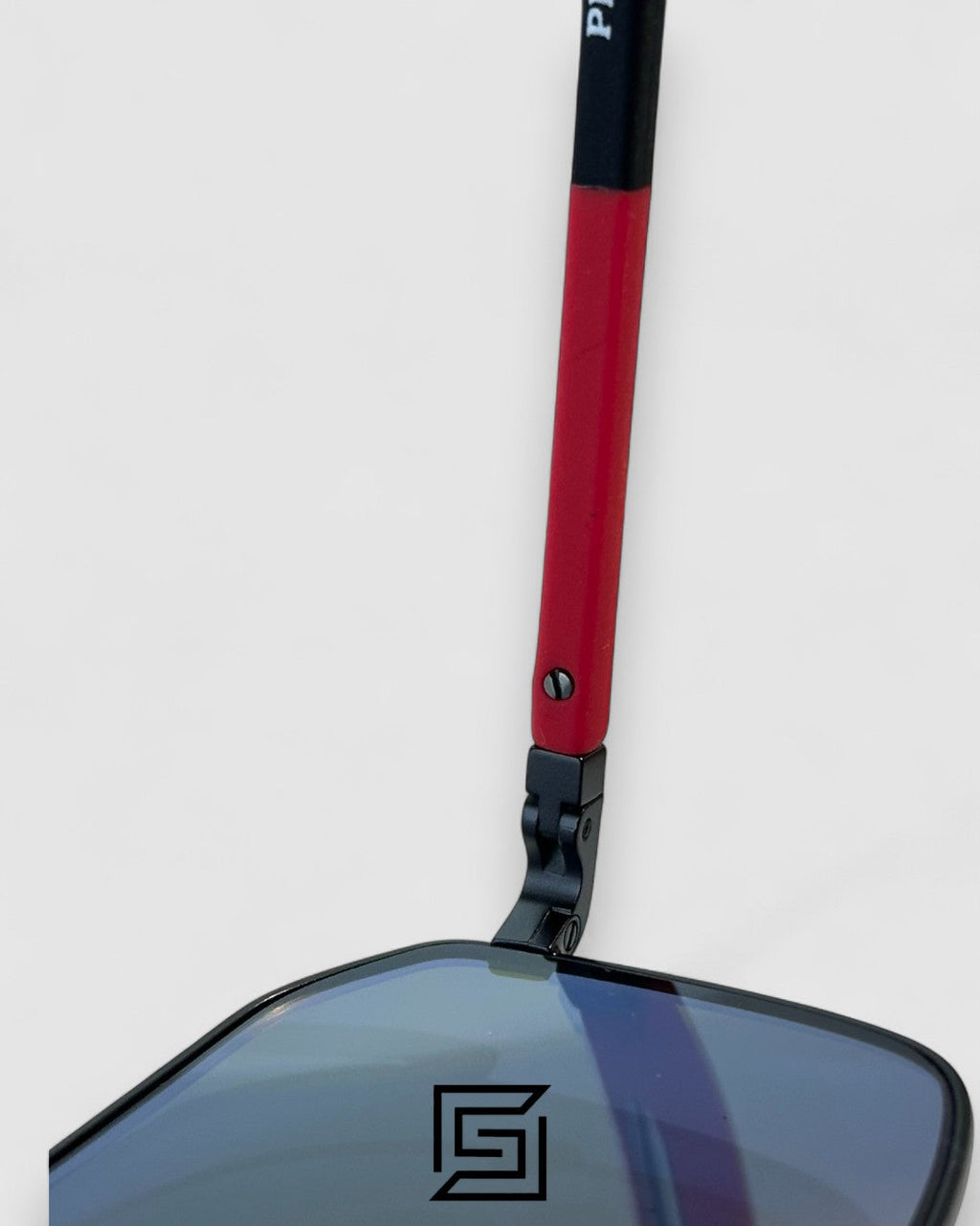 Prada SPS A50 Red Mirror Lenses Black Frame