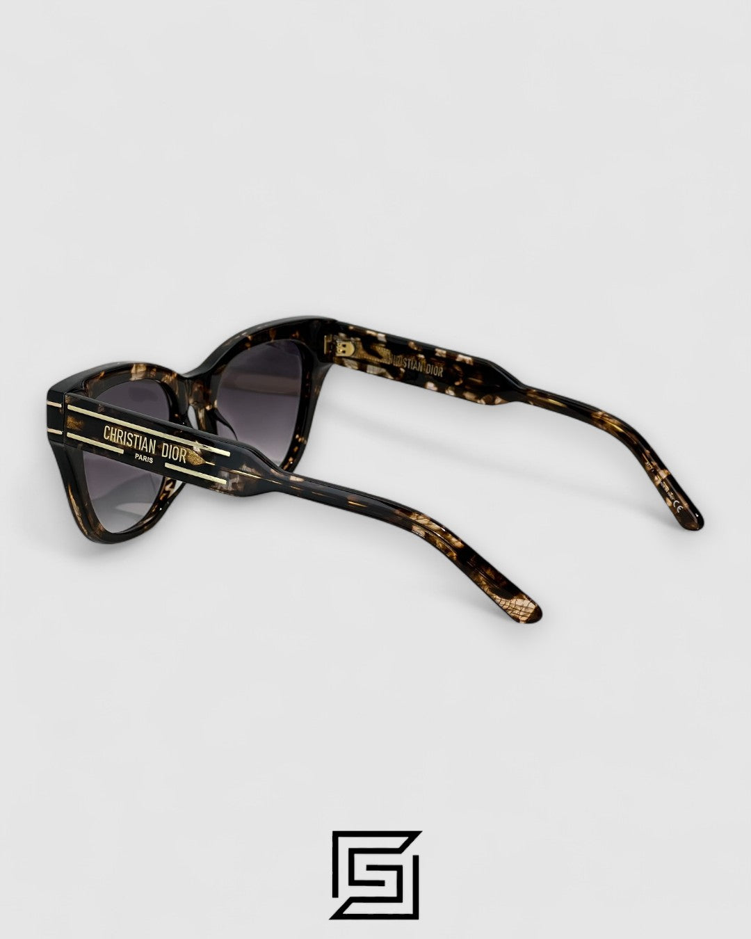 Dior Signature B4U Grey Leanses Tiger Brown Frame
