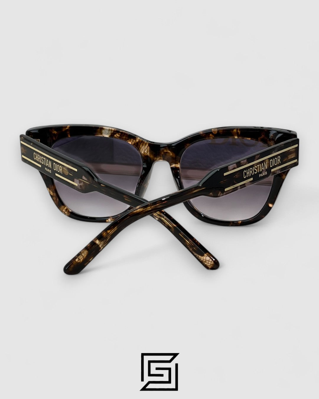 Dior Signature B4U Grey Leanses Tiger Brown Frame