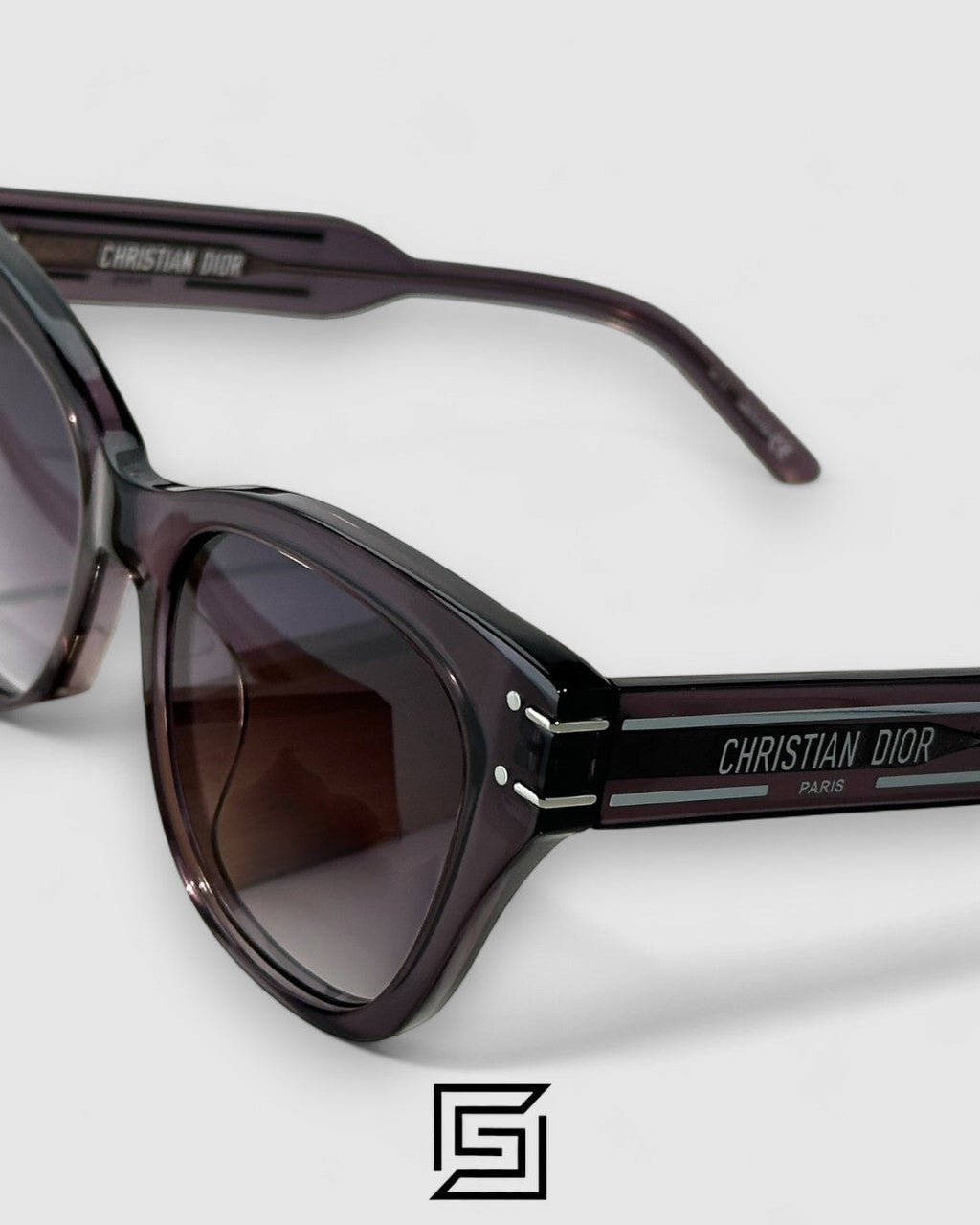 Dior Signature B4U Grey Leanses Transperent Grey Frame