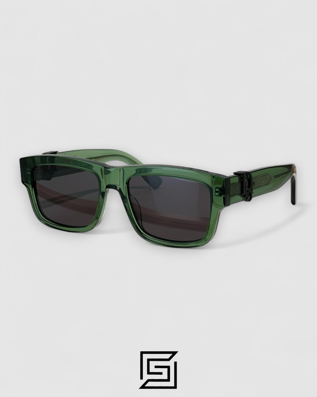 Dior Obliques S3F Black Lenses Transparent Green Frame