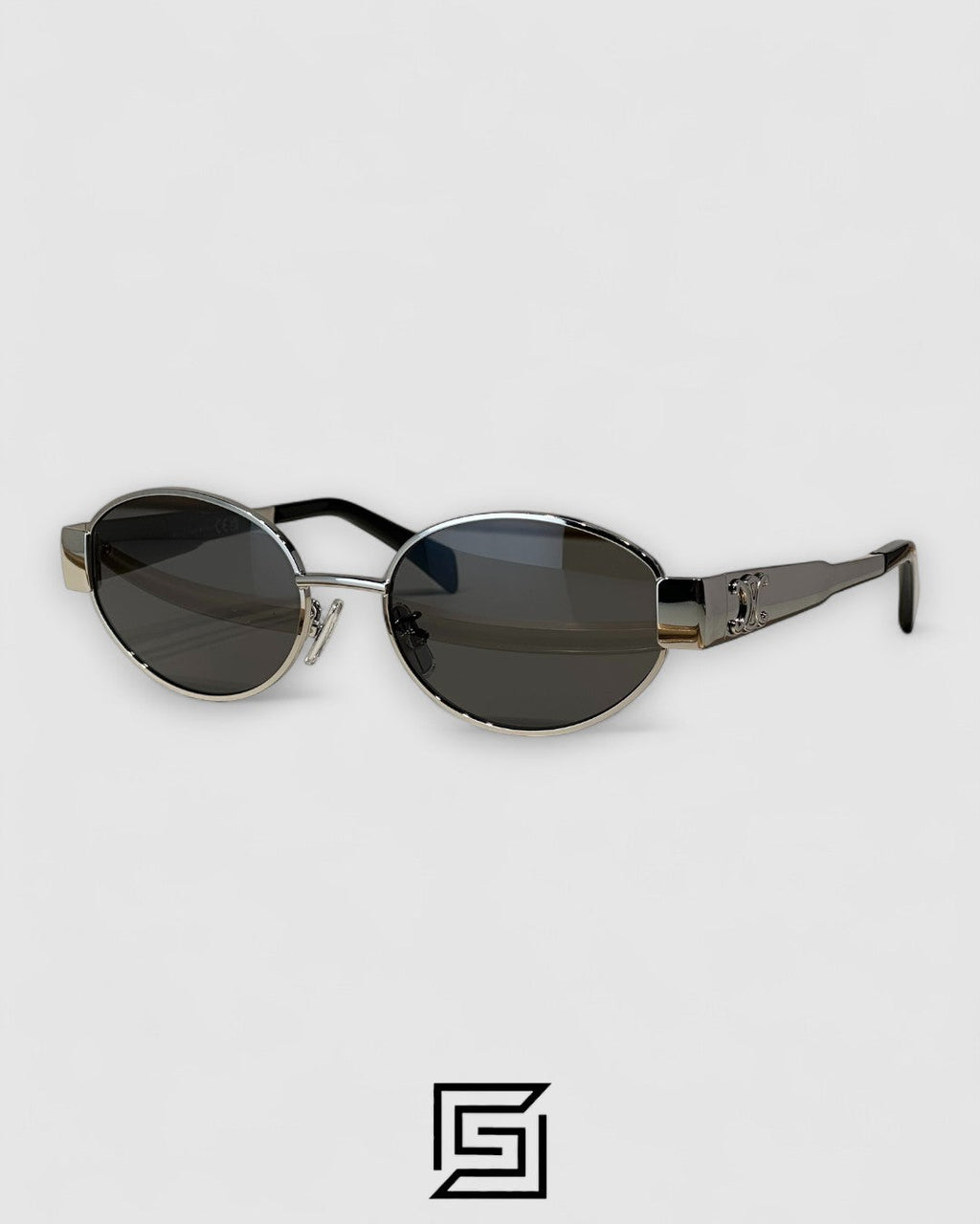 CELINE CL40235 Black Lenses Silver Frame
