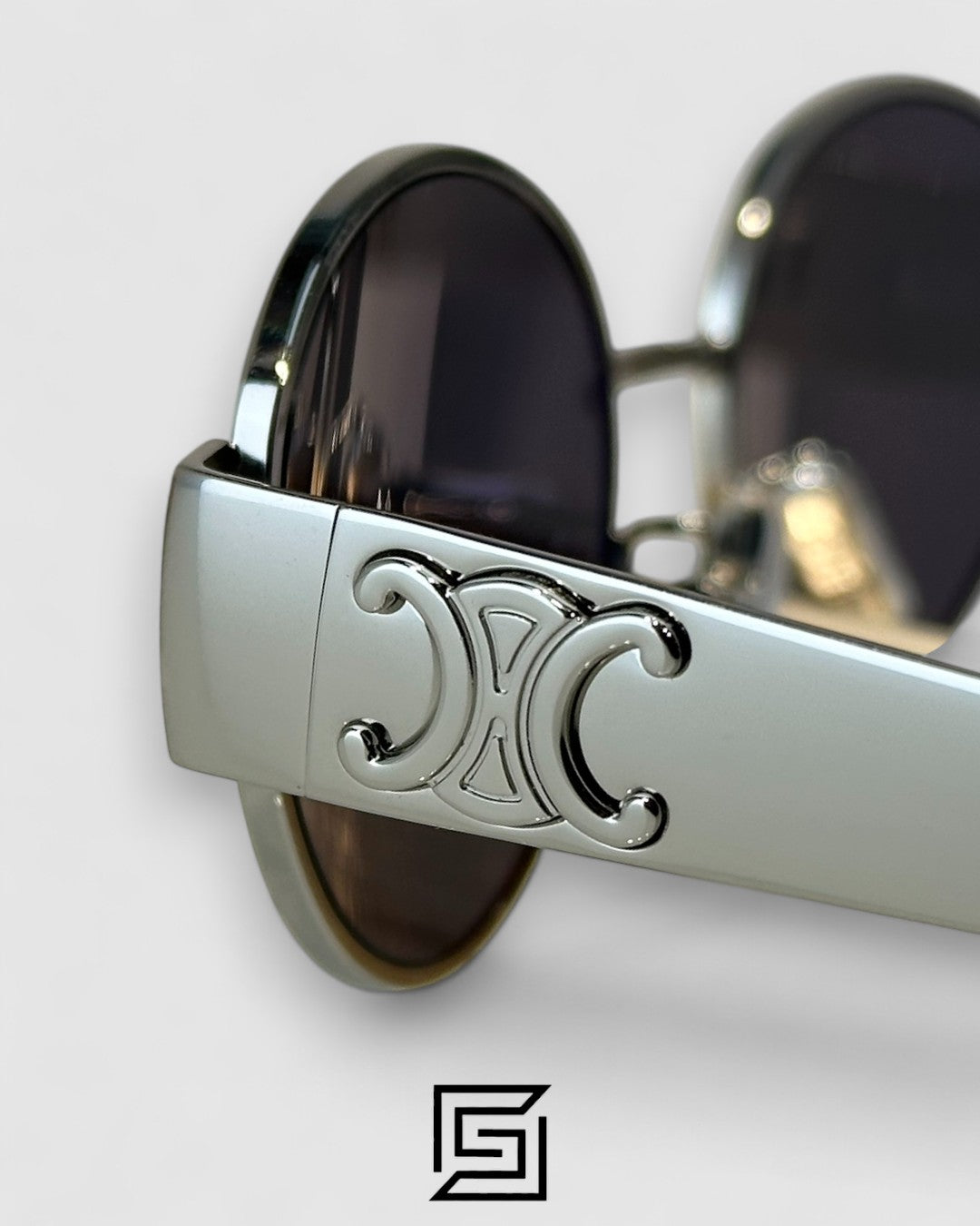 CELINE CL40235 Black Lenses Silver Frame