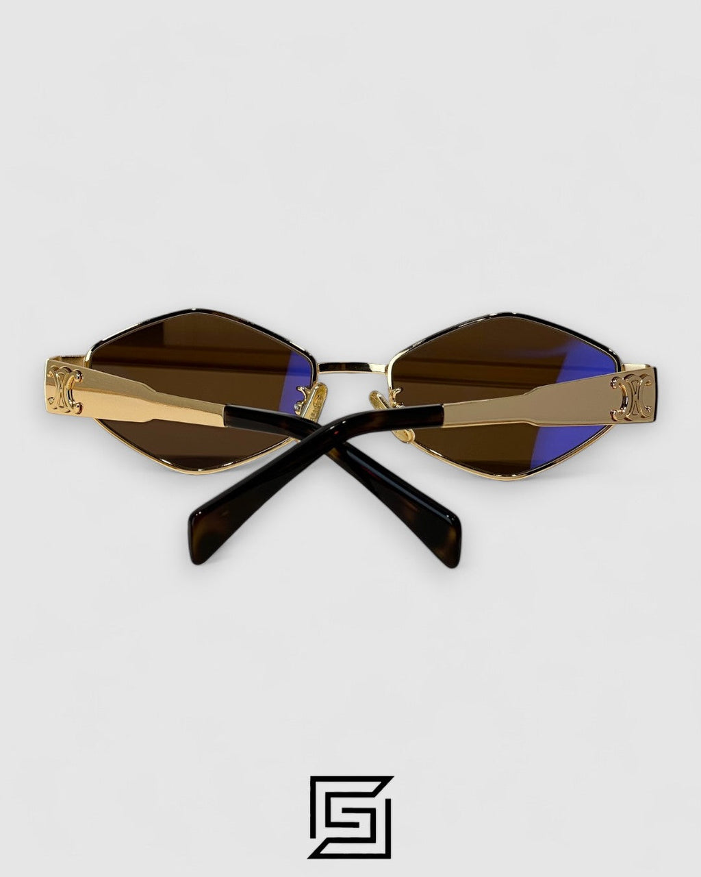 CELINE CL40254U Brown Lenses Rose Gold Frame