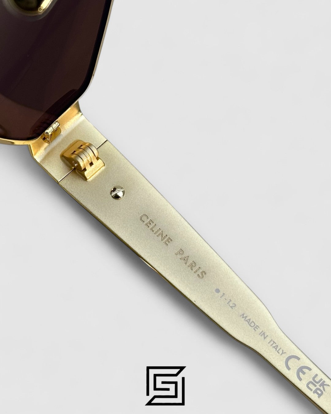 CELINE CL40254U Brown Lenses Rose Gold Frame