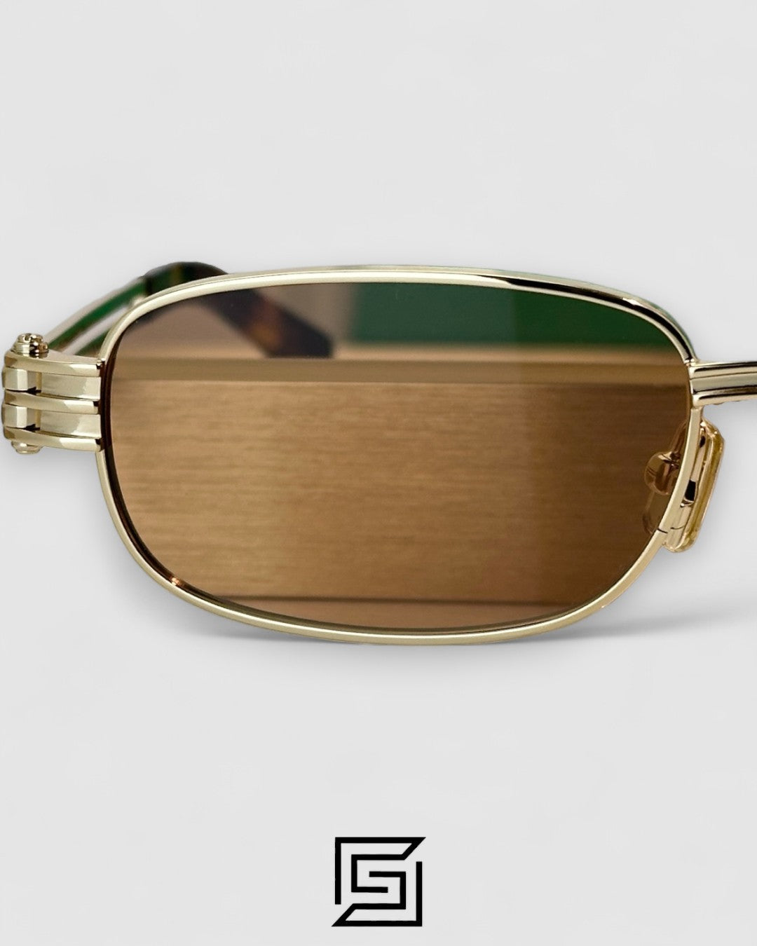 Bottega Veneta BV1381S Brown Lenses Gold Frame