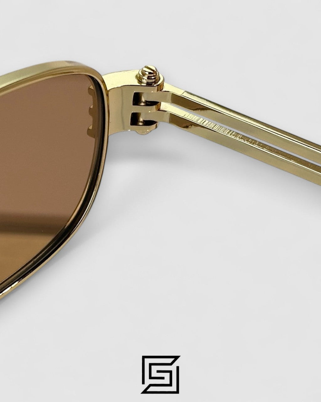 Bottega Veneta BV1381S Brown Lenses Gold Frame