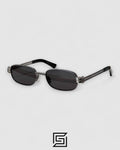 Bottega Veneta BV1381S عدسات سوداء إطار Gunmetal
