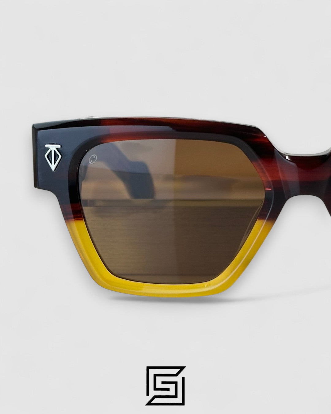 T HENRI UTOPIA Brown Lenses Half Brown Frame