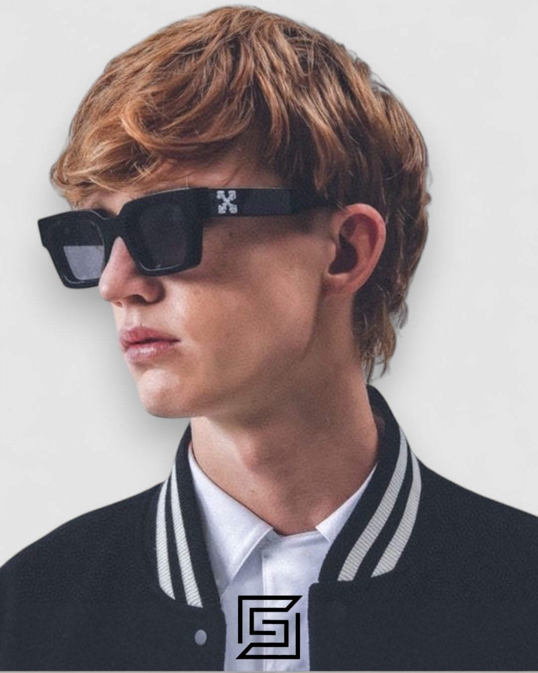 Off-White OER111 Black Lenses White Frame