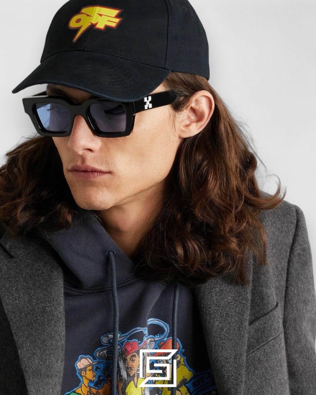 Off-White OER008 إطار أسود