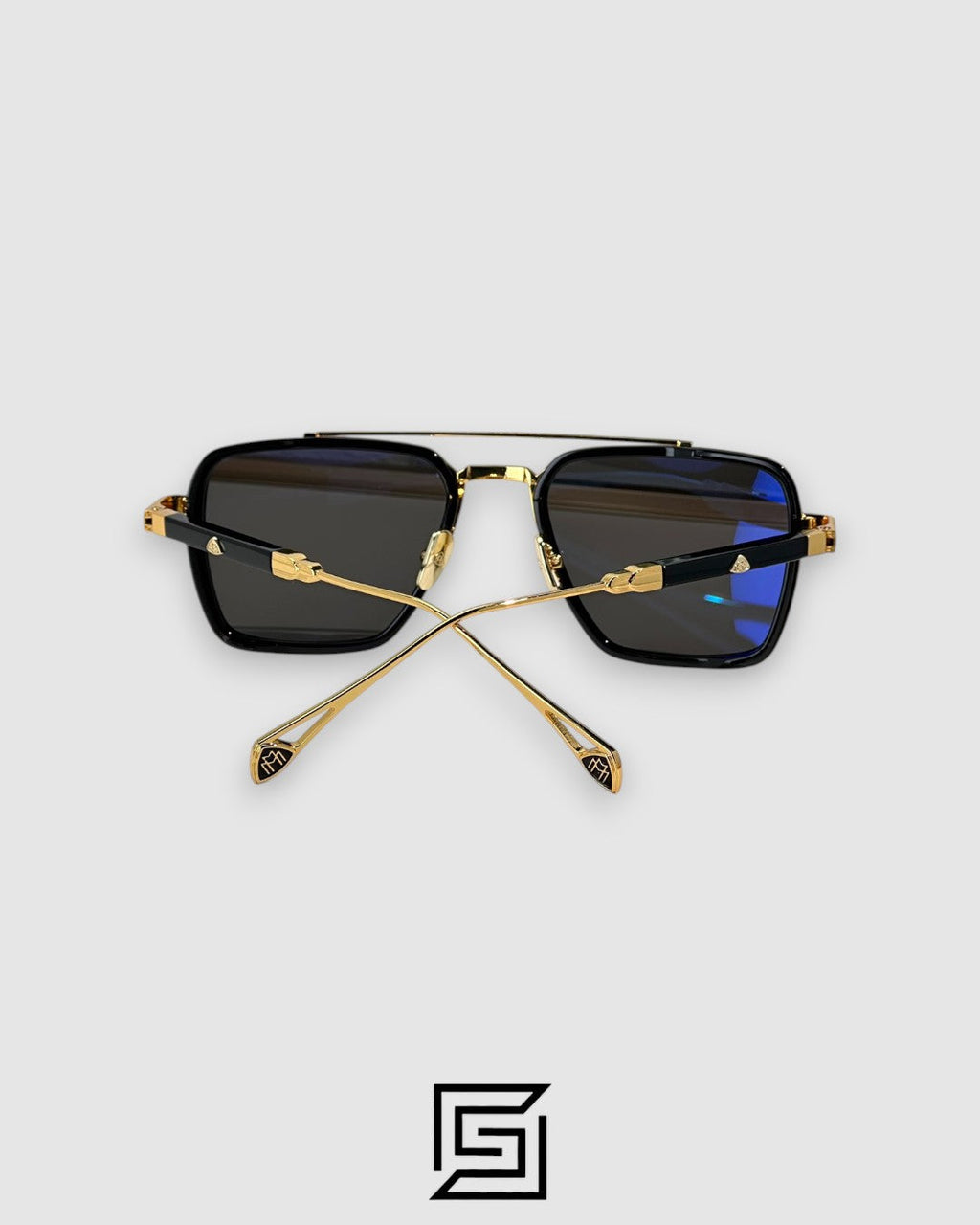 MAYBACH The PADKYLOBI Black Lenses Gold Frame