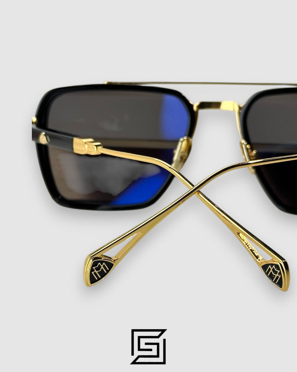 MAYBACH The PADKYLOBI Black Lenses Gold Frame