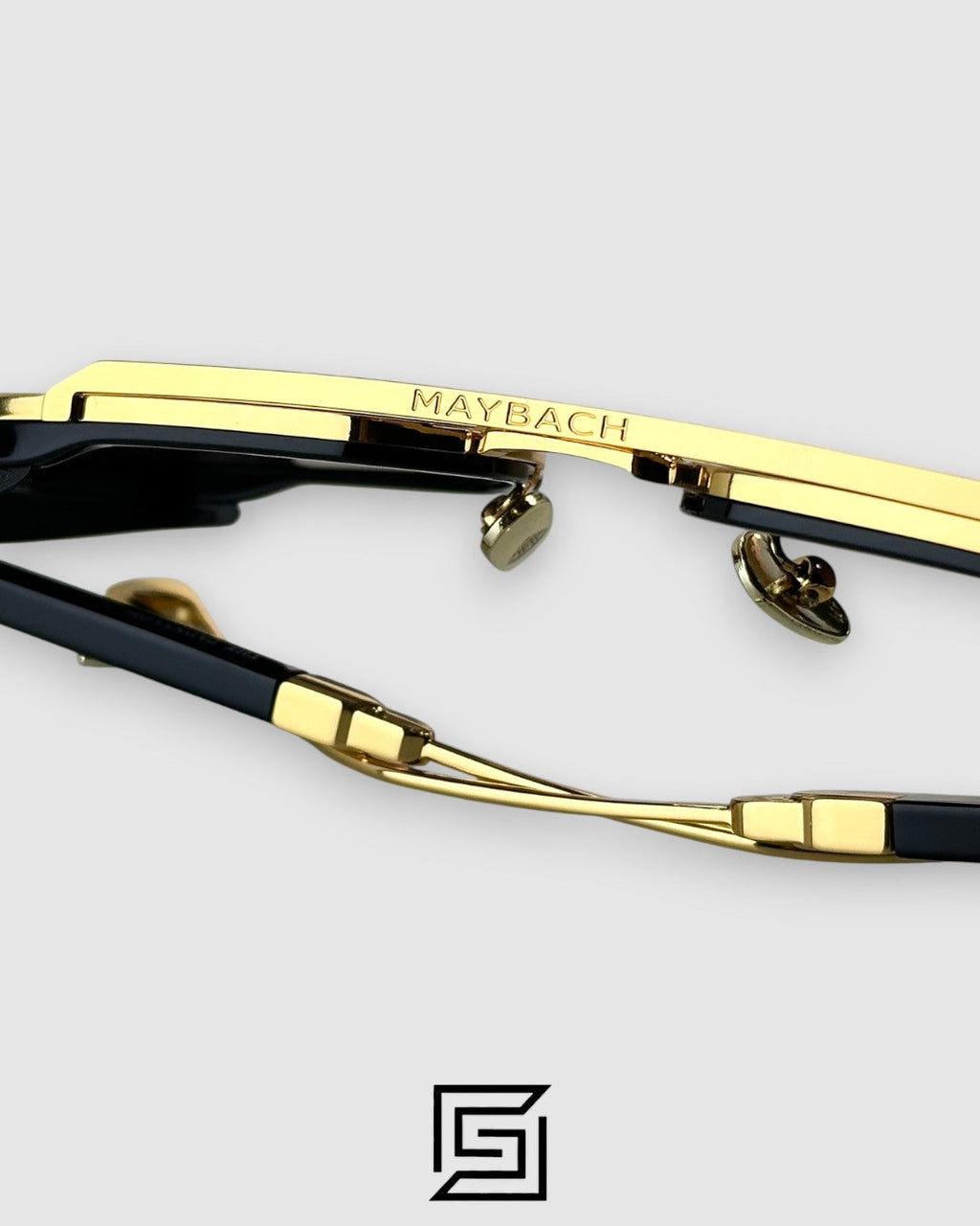 MAYBACH The PADKYLOBI Black Lenses Gold Frame