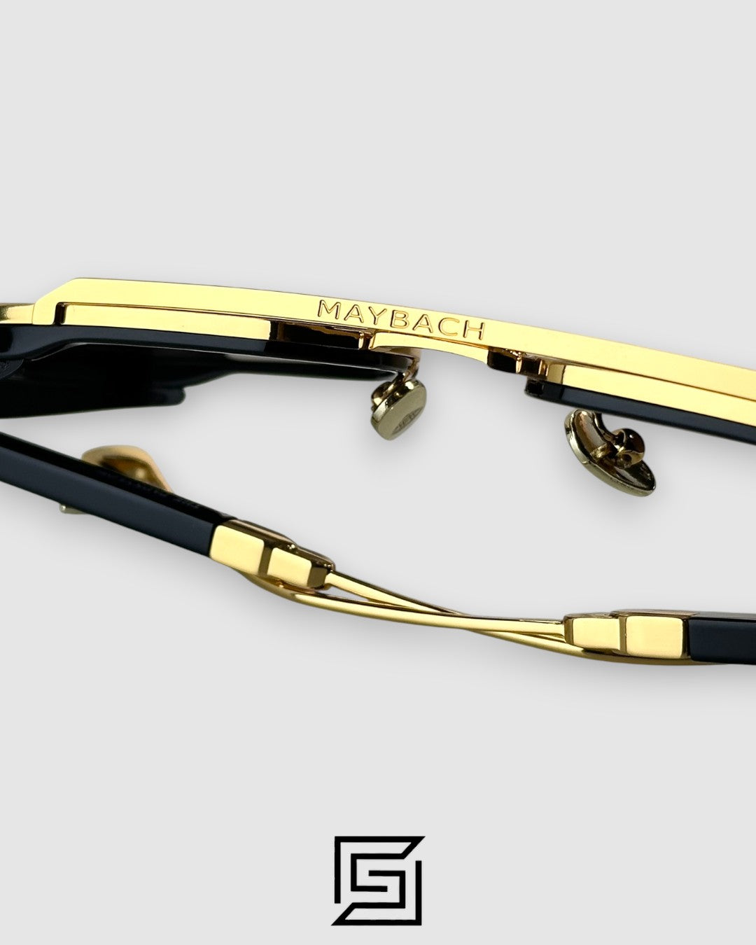 MAYBACH The PADKYLOBI Black Lenses Gold Frame