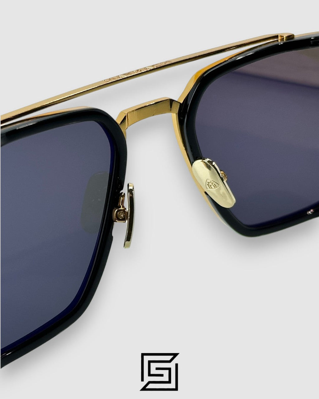 MAYBACH The PADKYLOBI Black Lenses Gold Frame
