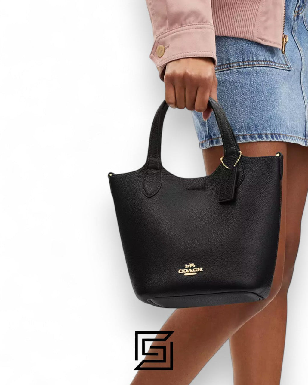Coach Hanna Bucket Bag CR168 Black