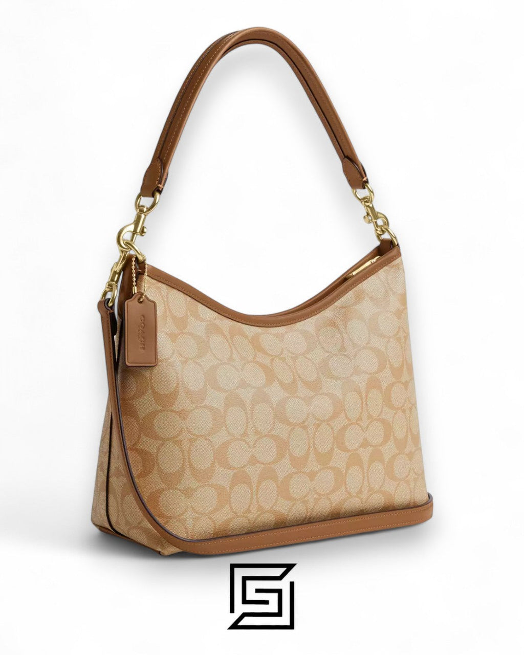 Coach Laurel Shoulder Bag In Signature Canvas CR149 Khaki