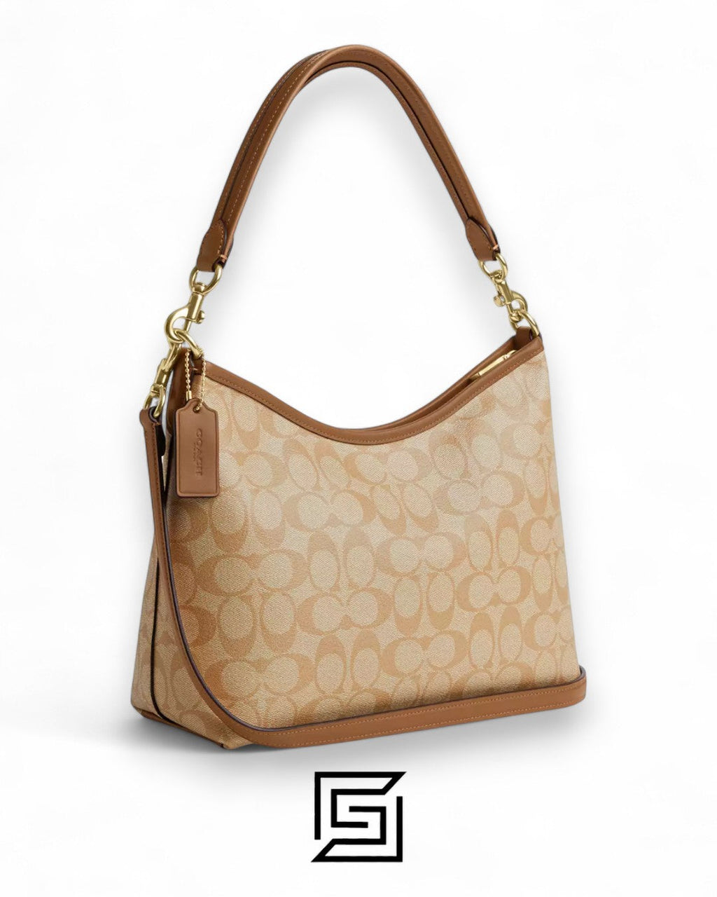 Coach Laurel Shoulder Bag In Signature Canvas CR149 Khaki