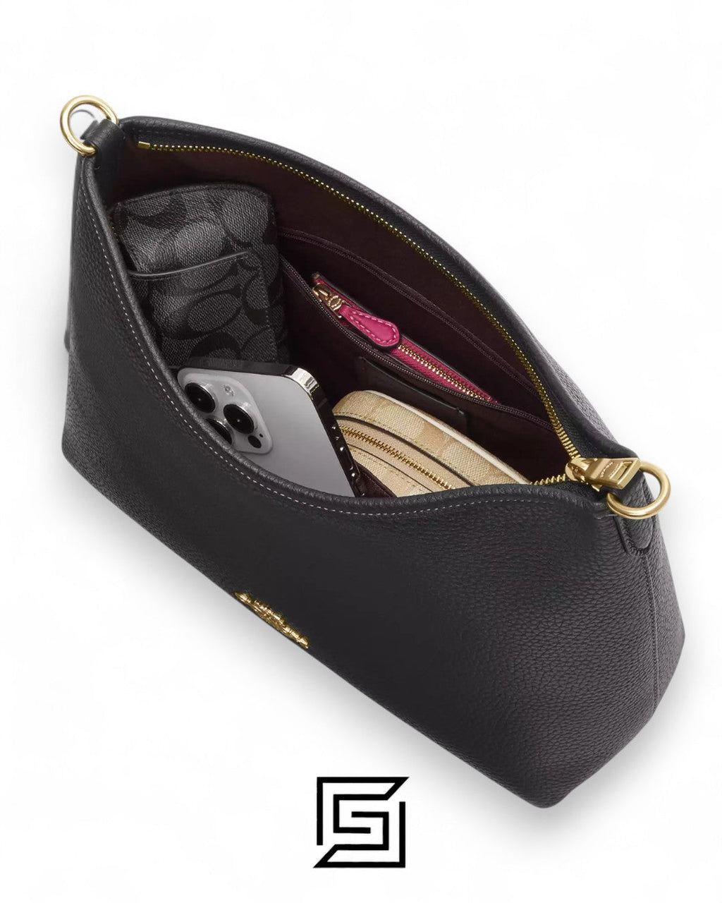 Coach Laurel Shoulder Bag In Signature Canvas CR149 Black