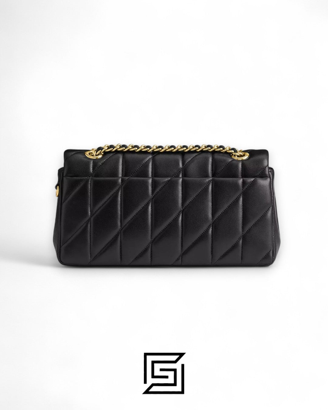 Coach Tabby Shoulder Bag 26 With Pillow Quilting Black Gold – Style No. CP150