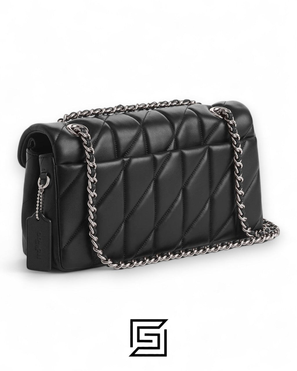 Coach Tabby Shoulder Bag 26 With Pillow Quilting Black Silver – Style No. CP150