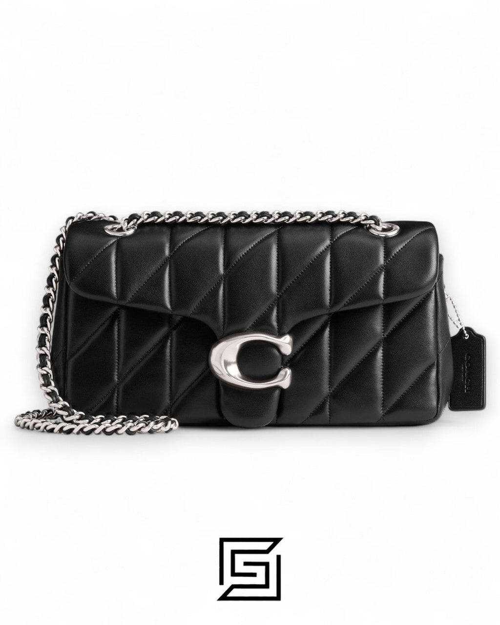 Coach Tabby Shoulder Bag 26 With Pillow Quilting Black Silver – Style No. CP150
