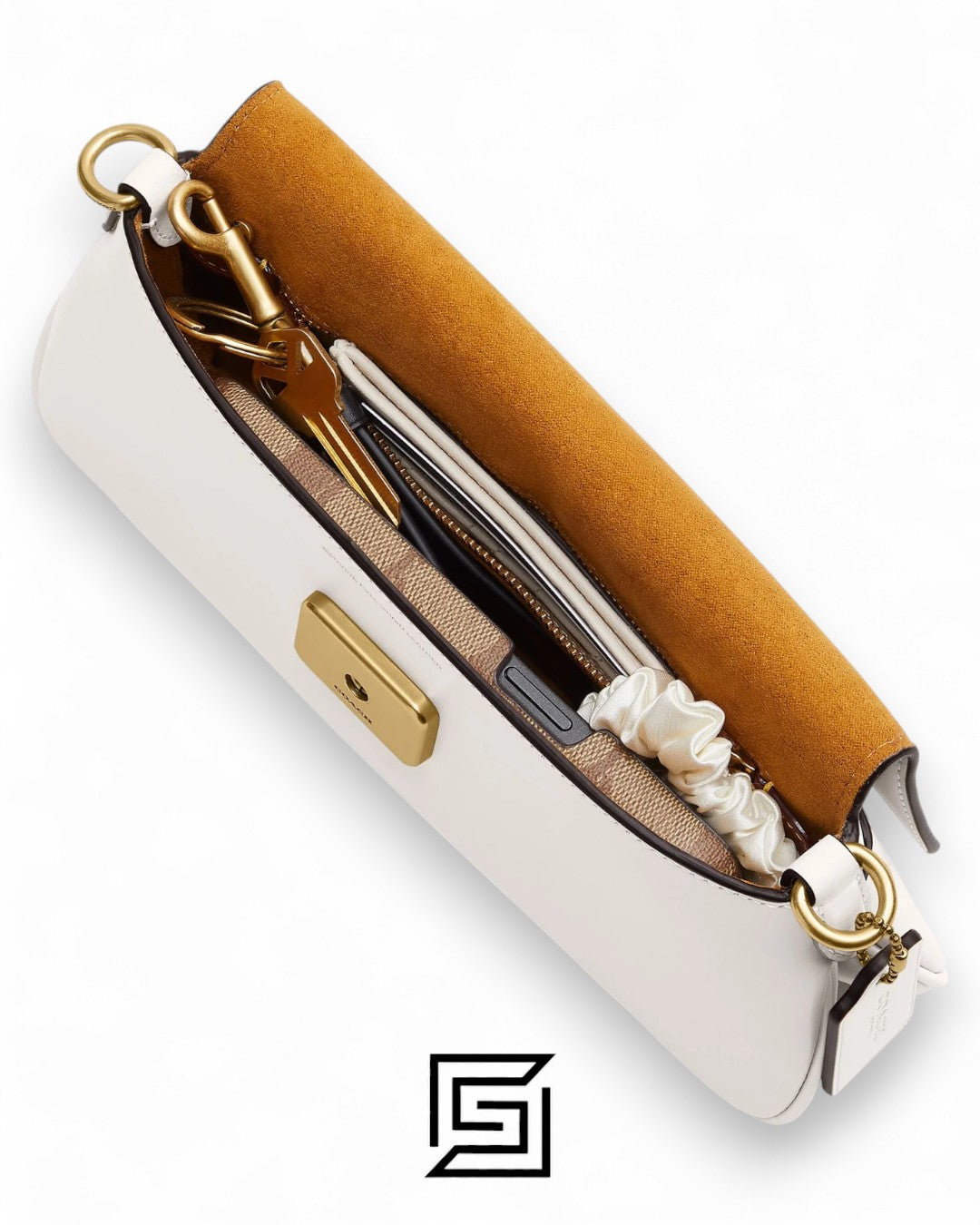Coach Jet Shoulder Bag White – Style No. CAM16