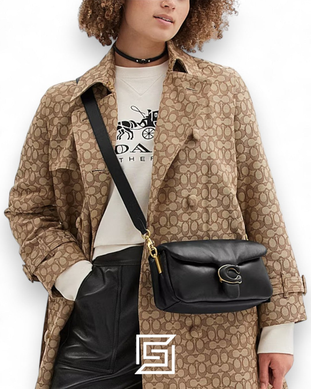 Coach PILLOW TABBY SHOULDER BAG 26 Black - Style C0772 B4/BK