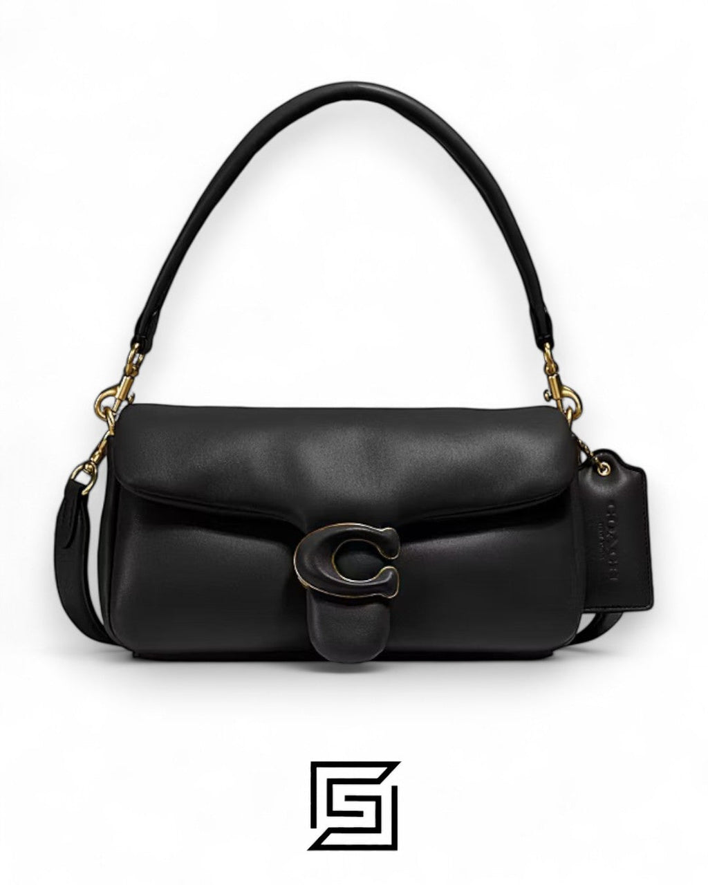 Coach PILLOW TABBY SHOULDER BAG 26 Black - Style C0772 B4/BK