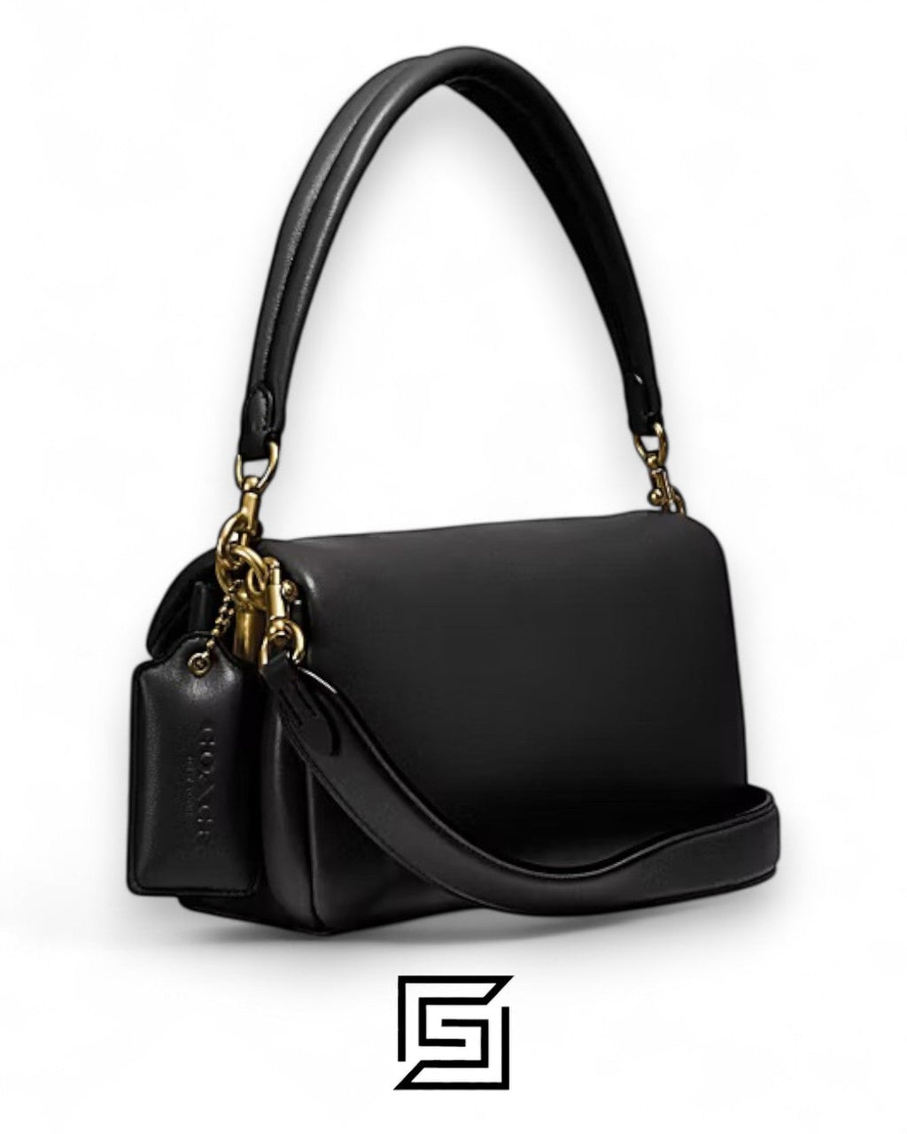 Coach PILLOW TABBY SHOULDER BAG 26 Black - Style C0772 B4/BK