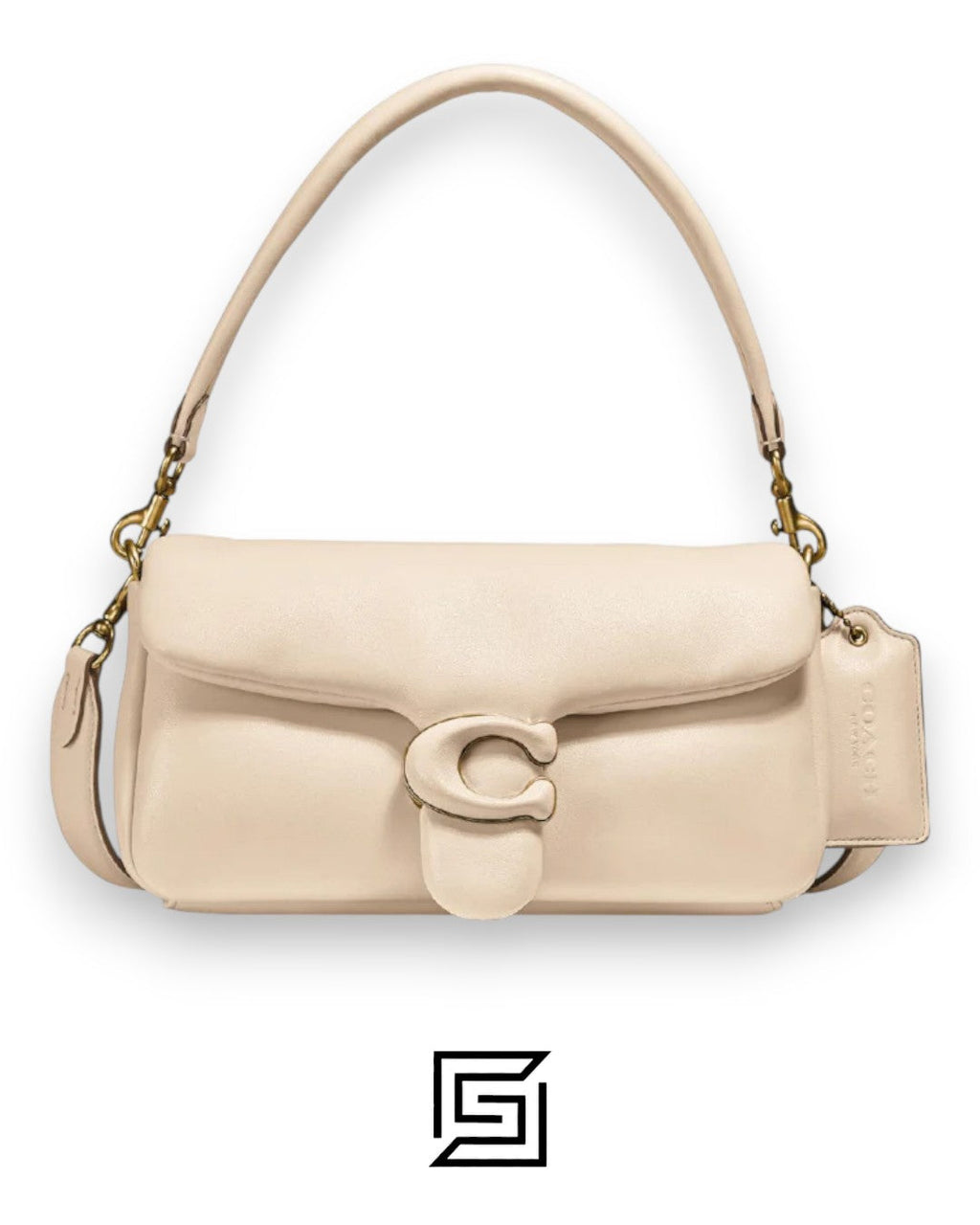 Coach PILLOW TABBY SHOULDER BAG 26 Cream - Style C0772