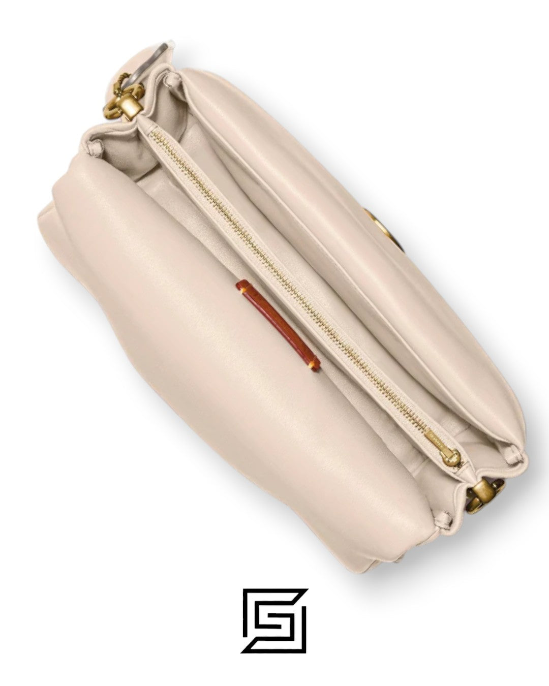 حقيبة كتف PILLOW TABBY 26 من Coach باللون الكريمي - طراز C0772
