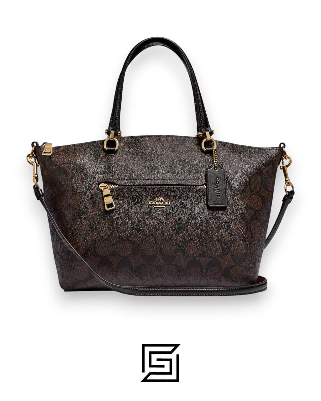 COACH Prairie Satchel In Signature Canvas Brown Style No. E79998