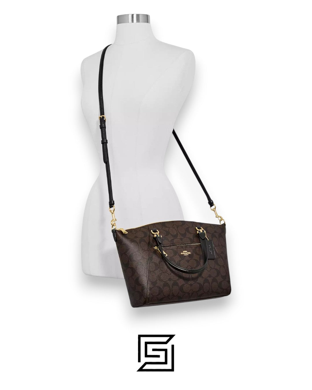 COACH Prairie Satchel In Signature Canvas Brown Style No. E79998